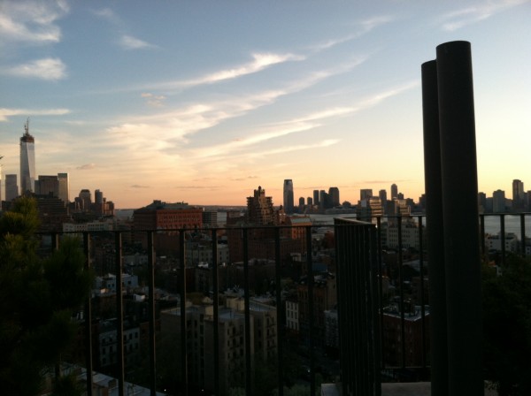 Saturday's sunset from Marion's rooftop. I will never tire of the NYC skyline #vista