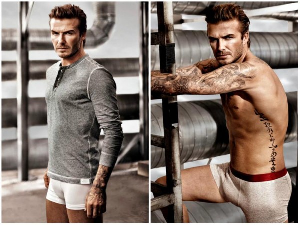 david beckham super bowl H&M 2014